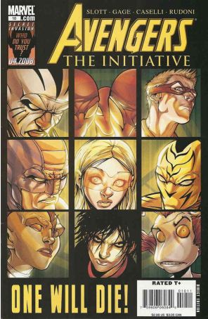 Avengers: The Initiative 10 published by Marvel with cover art by Stefano Caselli