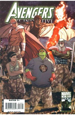 Avengers: The Initiative 13A published by Marvel with cover art by Steve Uy