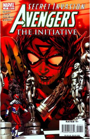 Avengers: The Initiative 17 published by Marvel with cover art by Mark Brooks
