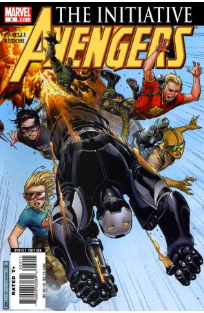 Avengers: The Initiative 2 published by Marvel with cover art by Jim Cheung
