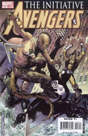 Avengers: The Initiative 3 published by Marvel with cover art by Jim Cheung