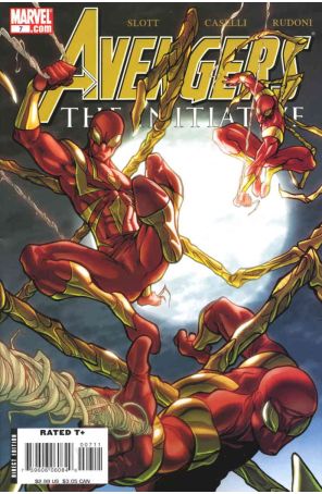 Avengers: The Initiative 7 published by Marvel with cover art by Stefano Caselli