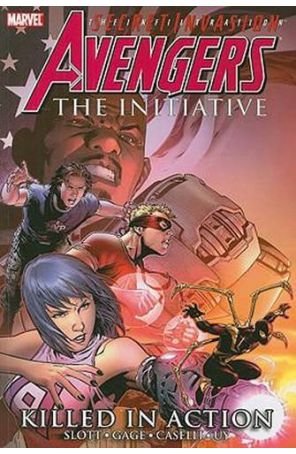 Avengers: The Initiative TPB 2 published by Marvel with cover art by Jim Cheung