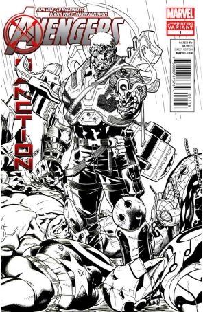 Avengers: X-Sanction 1B (2nd) published by Marvel with cover art by Ed McGuinness