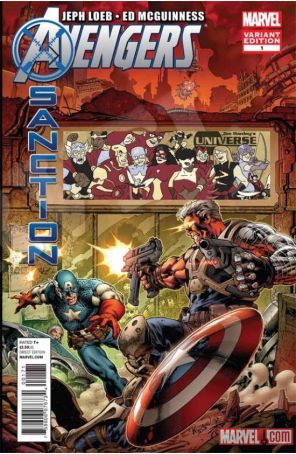 Avengers: X-Sanction 1O published by Marvel with cover art by Carlo Pagulayan