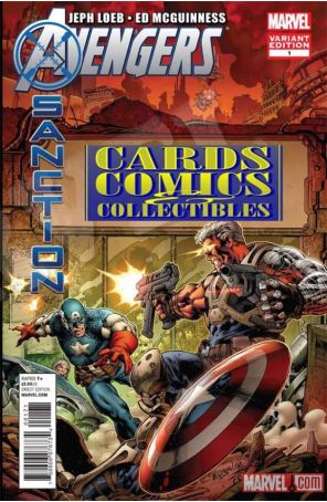 Avengers: X-Sanction 1Q published by Marvel with cover art by Ed McGuinness