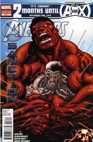 Avengers: X-Sanction 3 published by Marvel with cover art by Ed McGuinness