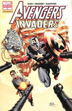 Avengers/Invaders 2A published by Marvel with cover art by Michael Perkins