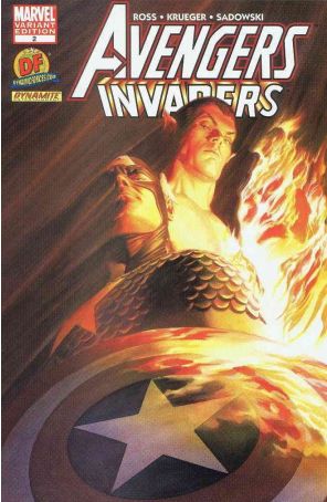 Avengers/Invaders 2B published by Marvel with cover art by Alex Ross