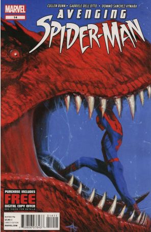 Avenging Spider-Man 14 published by Marvel with cover art by Gabrielle Dell’Otto