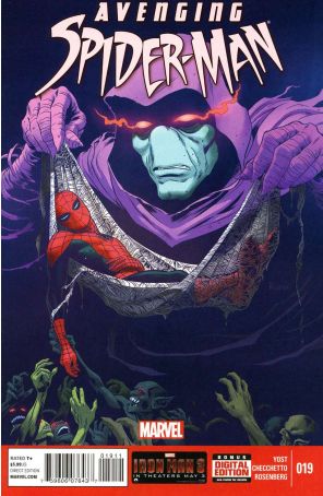 Avenging Spider-Man 19 published by Marvel with cover art by Marco Checchetto