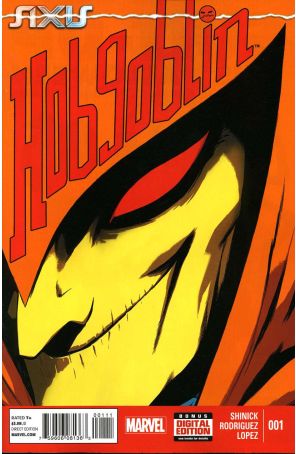 Axis: Hobgoblin 1 published by Marvel with cover art by Javier Rodriguez