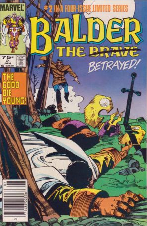 Balder the Brave 2 (Newsstand) published by Marvel with cover art by Walt Simonson