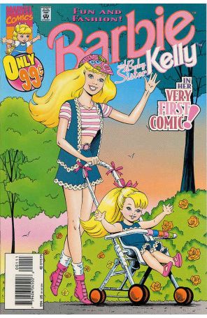 Barbie And Baby Sister Kelly 1 published by Marvel with cover art by Barb Rausch