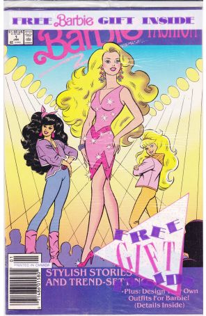 Barbie Fashion 1 (Newsstand) (with card) published by Marvel