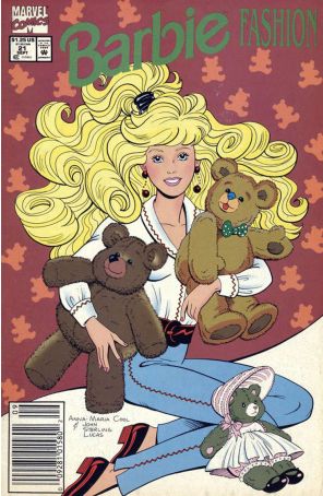 Barbie Fashion 21 (Newsstand) published by Marvel with cover art by Anna-Maria Cool