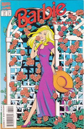 Barbie Fashion 34 published by Marvel with cover art by Amanda Conner