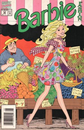 Barbie Fashion 44 (Newsstand) published by Marvel with cover art by Amanda Conner