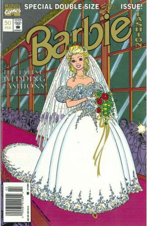 Barbie Fashion 50 (Newsstand) published by Marvel with cover art by Barb Rausch