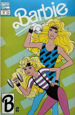 Barbie 10 published by Marvel with cover art by James Brock