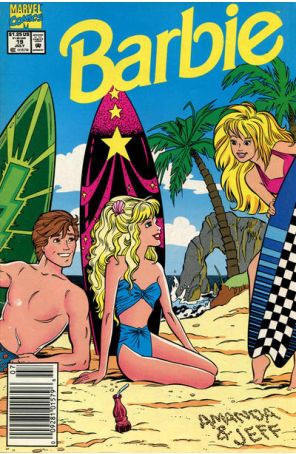 Barbie 19 (Newsstand) published by Marvel with cover art by Amanda Conner
