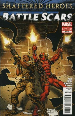 Battle Scars 4 published by Marvel with cover art by Carlo Pagulayan
