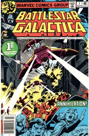 Battlestar Galactica (Marvel) 1 published by Marvel with cover art by Dave Cockrum