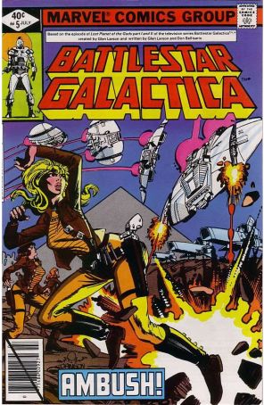 Battlestar Galactica (Marvel) 5 published by Marvel with cover art by Walt Simonson