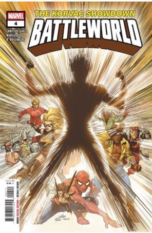 Battleworld 4 published by Marvel with cover art by Leinil Francis Yu
