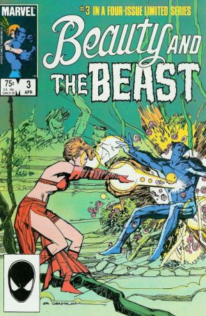 Beauty and the Beast (Marvel) 3 published by Marvel with cover art by Bill Sienkiewicz