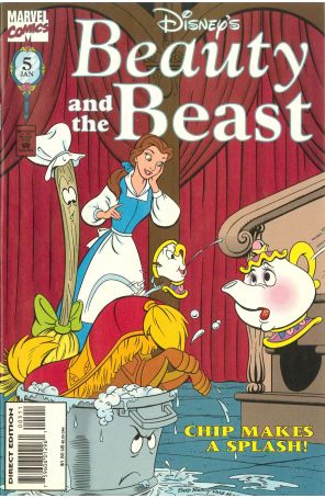 Beauty and the Beast (Disney's) 5 published by Marvel with cover art by Barb Rausch