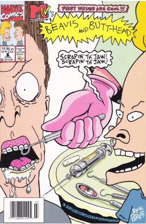 Beavis And Butt-Head 1 (Newsstand) published by Marvel with cover art by Rick Parker