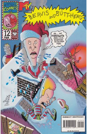 Beavis And Butt-Head 12 published by Marvel with cover art by Rick Parker