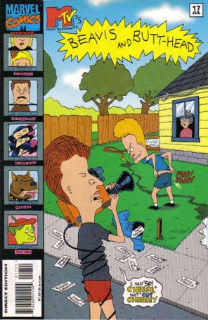 Beavis And Butt-Head 17 published by Marvel