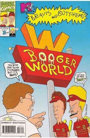 Beavis And Butt-Head 3 published by Marvel with cover art by Rick Parker
