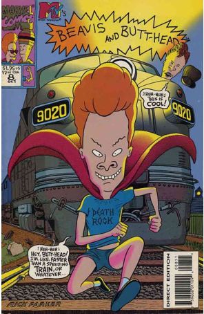 Beavis And Butt-Head 8 published by Marvel with cover art by Rick Parker