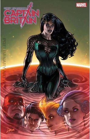 Betsy Braddock: Captain Britain 2A published by Marvel with cover art by Ramon Villalobos