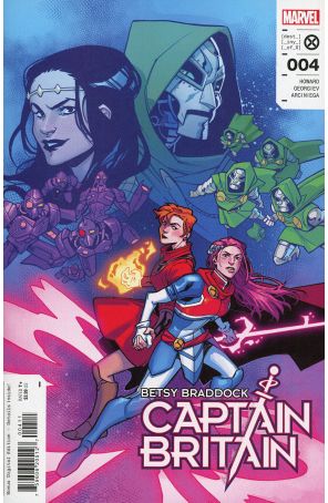Betsy Braddock: Captain Britain 4 published by Marvel with cover art by Erica D'Urso