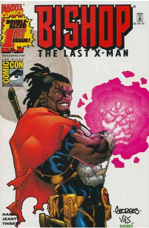 Bishop The Last X-Man 1A published by Marvel with cover art by Georges Jeanty