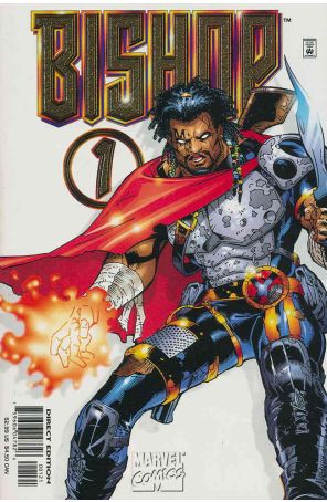 Bishop The Last X-Man 1B published by Marvel with cover art by Georges Jeanty