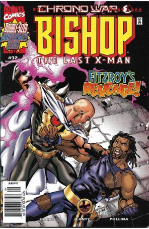 Bishop The Last X-Man 12 (Newsstand) published by Marvel with cover art by Georges Jeanty