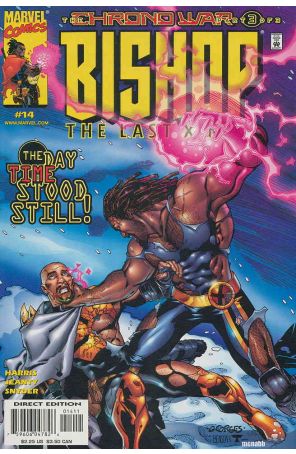 Bishop The Last X-Man 14 published by Marvel with cover art by Georges Jeanty