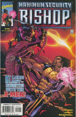 Bishop The Last X-Man 15 published by Marvel with cover art by Georges Jeanty