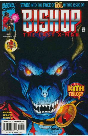 Bishop The Last X-Man 5 published by Marvel with cover art by Georges Jeanty
