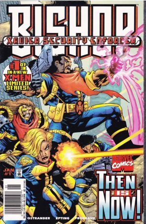 Bishop: XSE 1 (Newsstand) published by Marvel with cover art by Steve Epting