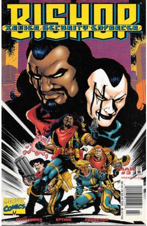 Bishop: XSE 3 (Newsstand) published by Marvel with cover art by Steve Epting