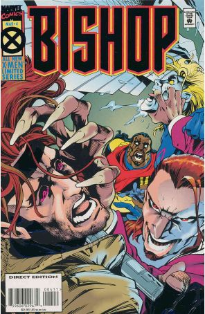 Bishop 4 published by Marvel with cover art by Carlos Pacheco