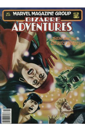 Bizarre Adventures 28 (Newsstand) published by Marvel with cover art by Bob Larkin