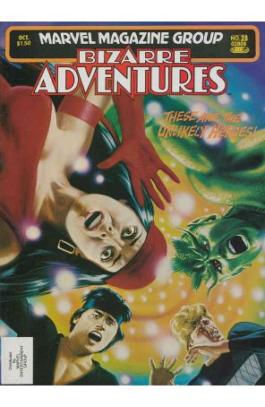 Bizarre Adventures 28 published by Marvel with cover art by Bob Larkin