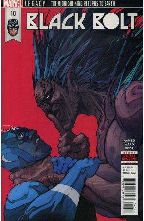 Black Bolt 10 published by Marvel with cover art by Christian Ward
